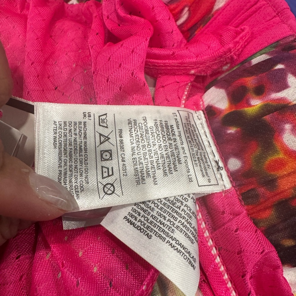 Adidas Pink Camo Athletic Shorts - Picture 6 of 6